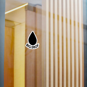 Big Drop - Stickers - Black