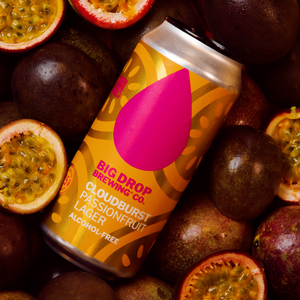 Big Drop Cloudburst Passion Fruit Lager