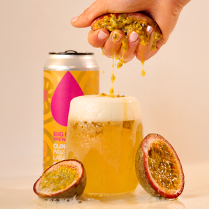 Big Drop Cloudburst Passion Fruit Lager