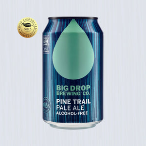 Pine Trail Alcohol-free pale ale beer from Big Drop. World Alcohol-Free Awards 2024 Winner