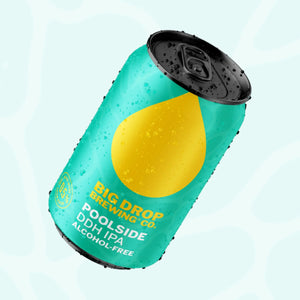 Big Drop Poolside Alcohol-free DDH IPA can altnernative image.