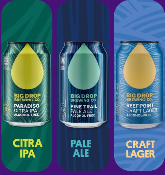 Paradiso Citra IPA, Pine Trail Pale Ale and Reef Point Craft Lager